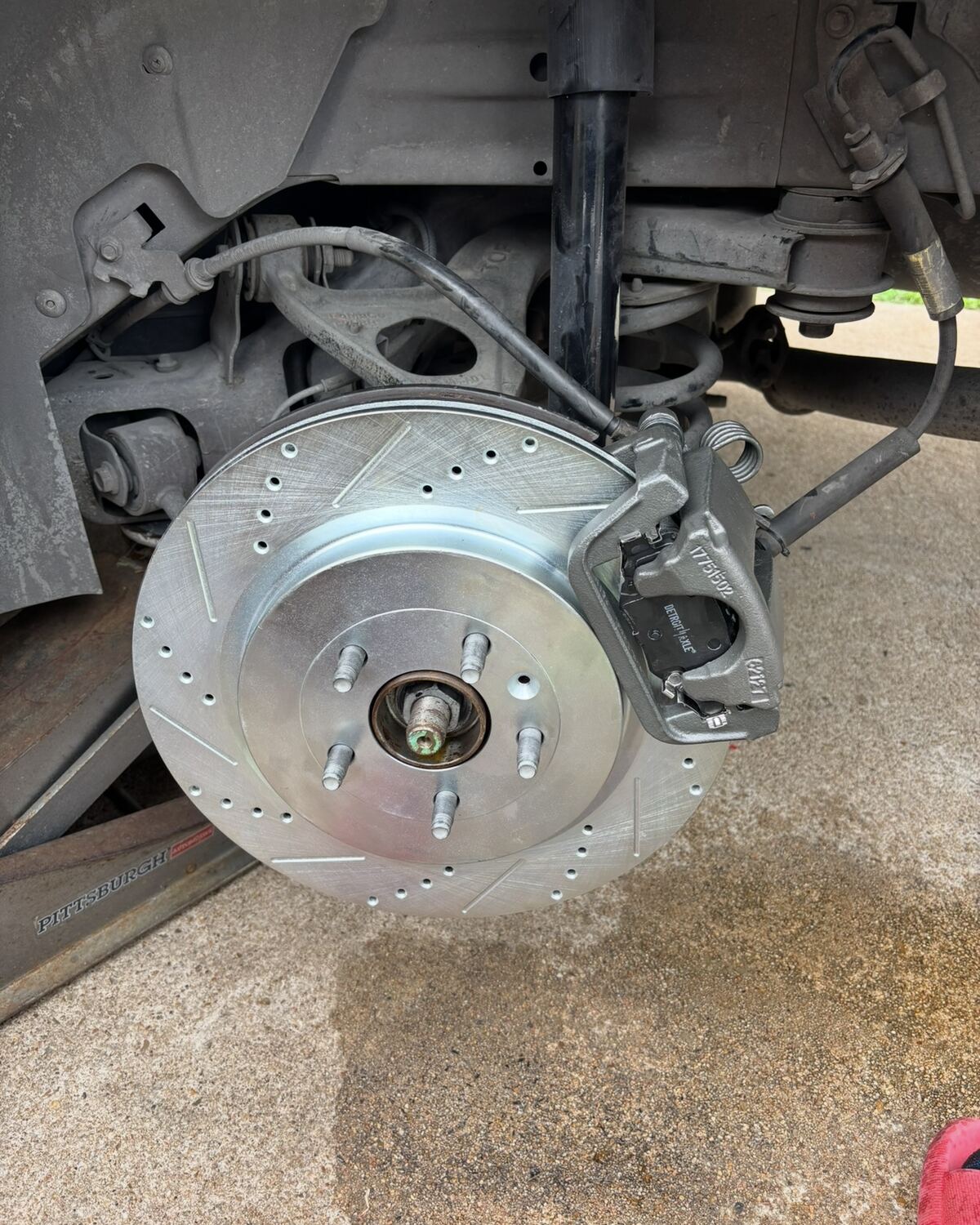 Brake & rotor service after repair